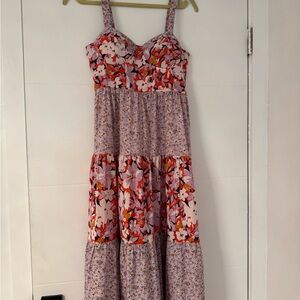 Floral Tiered Maxi Dress